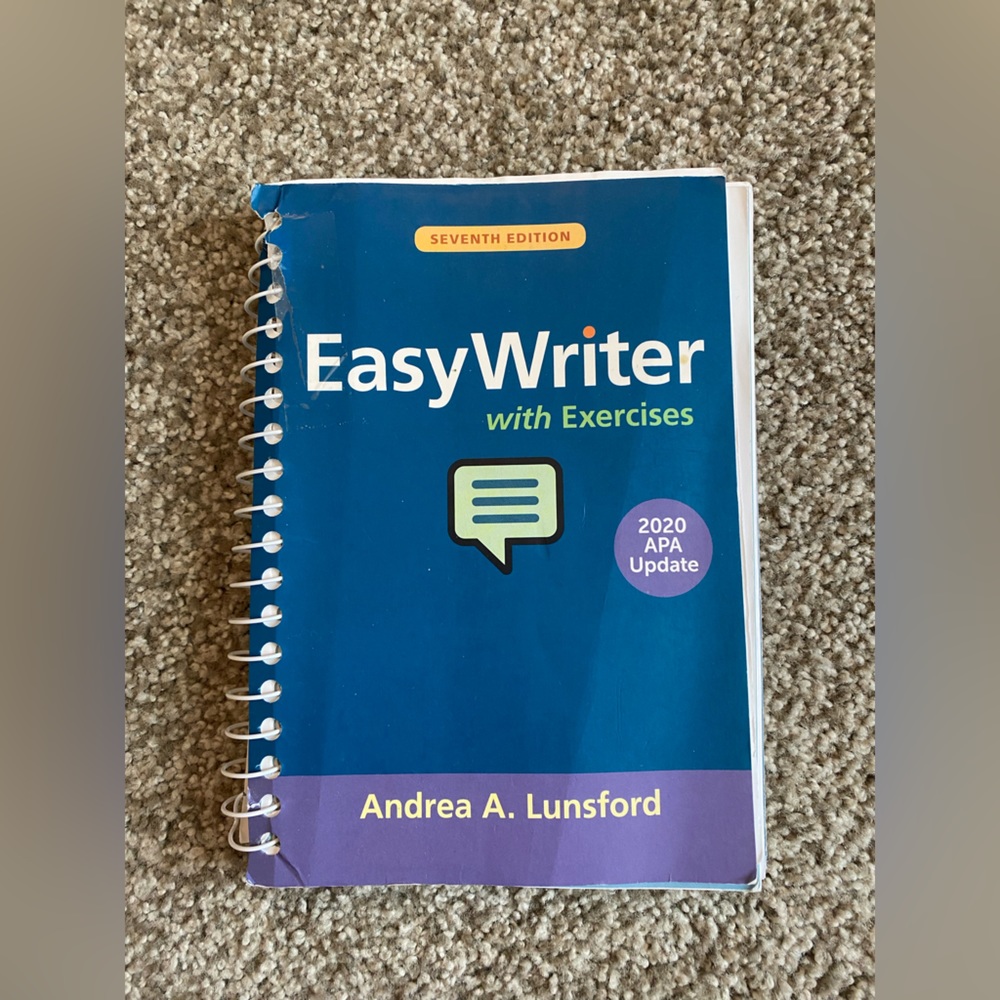 Easywriter 7th edition English Composition Textbook